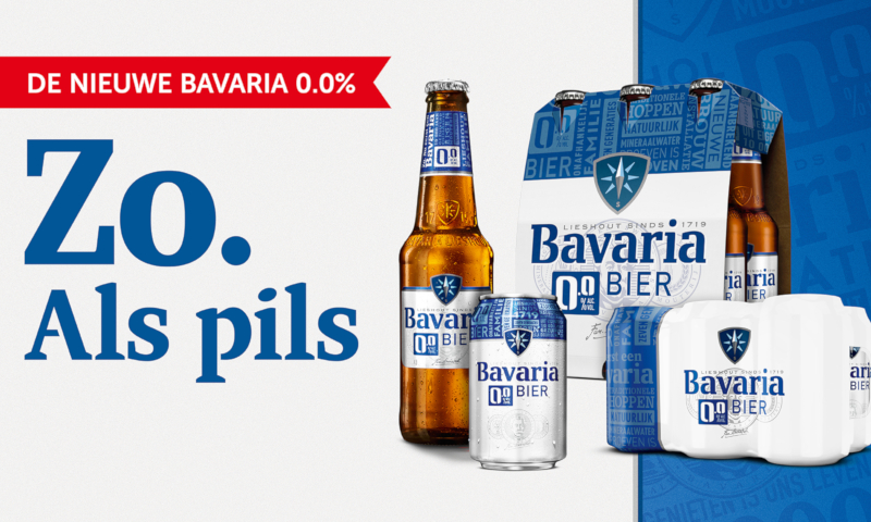 Bavaria 0.0% gelanceerd met nieuw recept in 2020